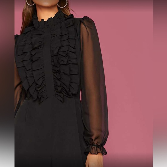 Elegant Black Jumpsuit - Picture 4 of 5